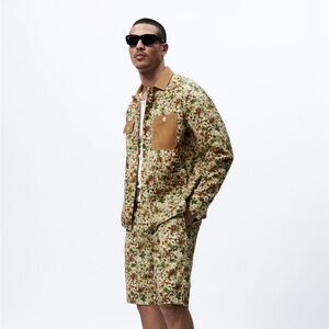 Zara. Floral Overshirt.